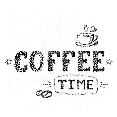 coffee time lettering