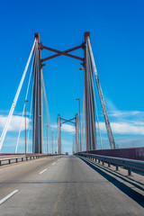 Obraz premium Zarate Brazo Largo Bridge, Entre Rios, Argentina