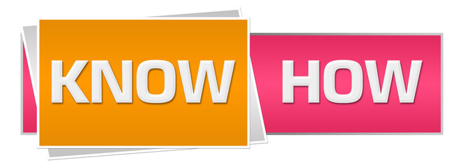 Know How Blue Orange Horizontal 