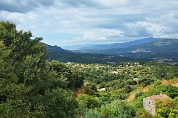 Fototapeta na wymiar Corsica-a view of the Porcareccia