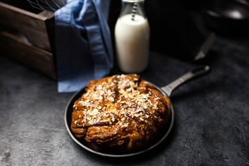 Sweet maple syrup bread