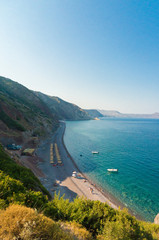 Obraz premium Firi ammos near Kalamos village in Kythera island in Greece