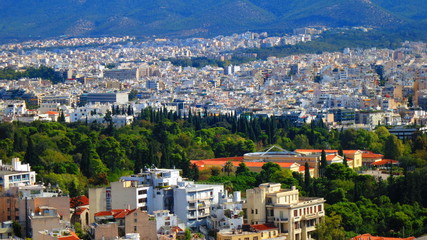 Fototapeta na wymiar Athens Landscape, Greece