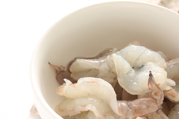 prepard prawn for cooking image