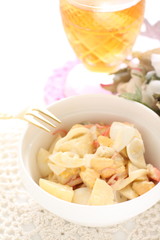 potato and crab stick mayonnaise salad