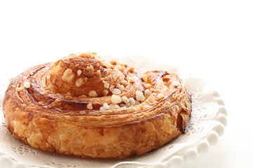 Homemade almond and sugar pastry
