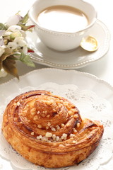 Homemade almond and sugar pastry