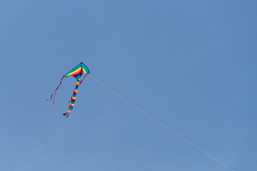 Kite flying in sky