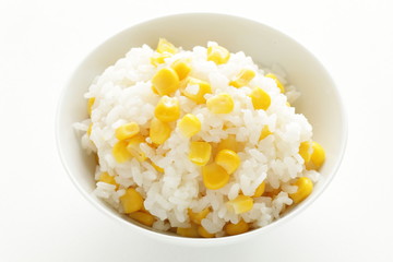 Sweet corn and rice