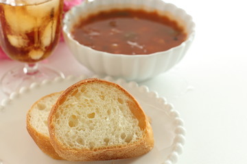 Cheese French bread for breakfast image