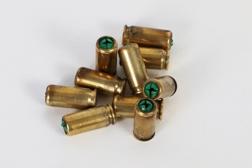 used bullets lying in the studio