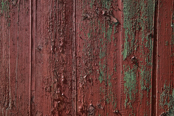 Old red wooden texture.