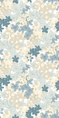 Bright Tropical Flower Seamless Vector Background