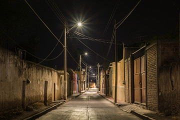 Calle de Zimapán. Hidalgo, México