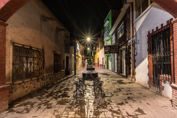 Calle de Zimapán. Hidalgo, México
