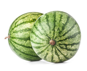 Watermelons isolated on white background