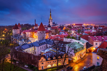 Fototapeta premium Tallinn Medieval Old Town, Estonia