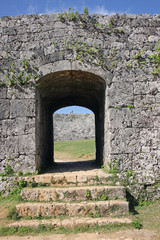 城跡の石門