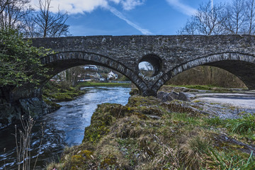 The Bridge over the River Teify, Cenarth, Wales, UK