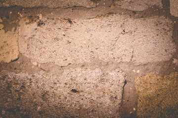 Stone wall. A background for designers. Free place for the text.
