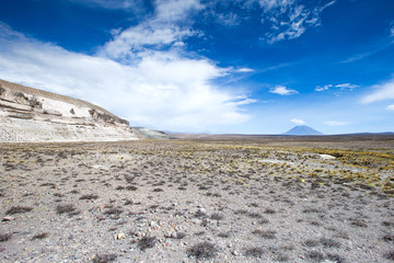 landscape in mountains.  Peru.