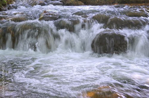 Waterfall Water River Nature Stream Cascade Rock