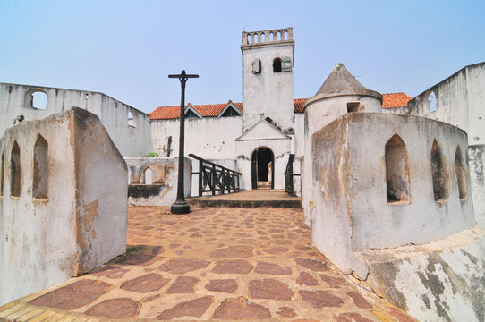 Fort Coenraadsburg or Fort Sao Jago da Mina, in Elmina, Ghana

