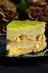 Piece of cake with jelly