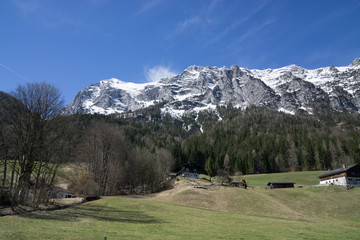 Fototapeta na wymiar Mountains in Bavaria