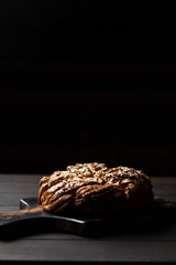 Sweet maple syrup bread