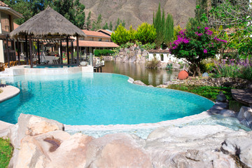 pool in the garden