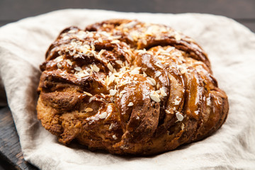Sweet maple syrup bread