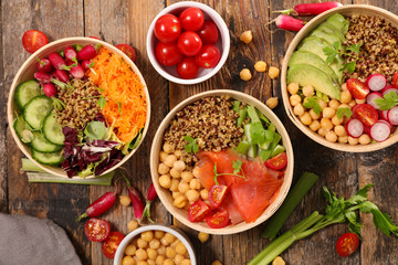 buddha bowl, poke bowl