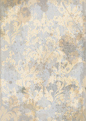 Baroque intricate pattern design. Luxury classic ornament background Vector.