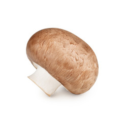 Champignon mushrooms close-up isolated on white background