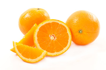 orange isolated on white background