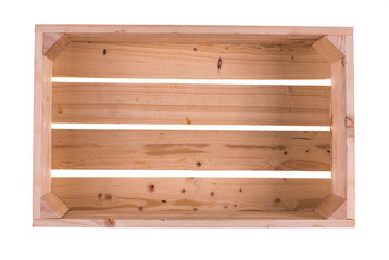wooden lattice background,empty wooden box