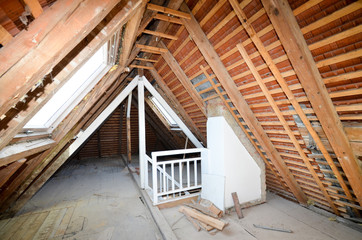Dachausbau, Wärmeschutz, Dachkammer