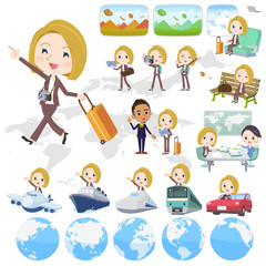 blond hair business women_travel