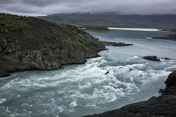 Turbulent Waters of the Paine River, Patagonia