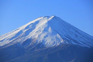 Fototapeta na wymiar fuji mountain top peak