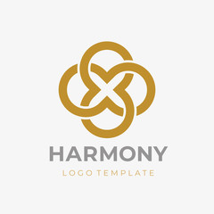 Obraz premium Double Endless infinity symbol. Infinite icon. Limitless logo. Vector Logo Template. 