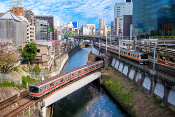 metro system of tokyo city, japan - obrazy, fototapety, plakaty