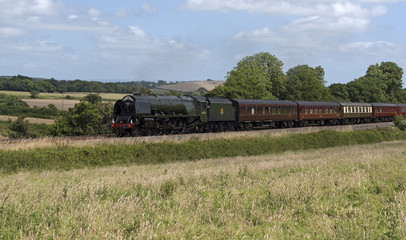 Fototapeta na wymiar 46223 Duchess of Sutherland Steam Train