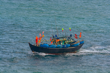 Vietnamese fishing boat.