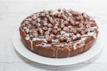 Fototapeta na wymiar Homemade Chocolate Cake