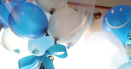 balloon floating decoration in celebration party