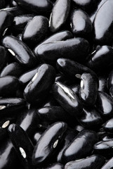 Texture of black beans.Background of black beans.Cocnept textures of legumes.Full depth of field