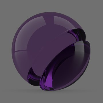Purple glass