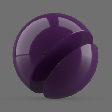 Purple plastic